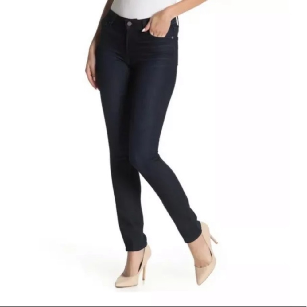 Paige Skyline Skinny Dark Wash Jeans